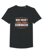 STRONG Tricou mânecă scurtă guler larg Bărbat Skater