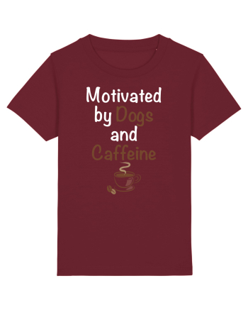 DOGS AND COFFEE Burgundy