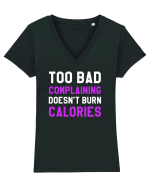 CALORII Tricou mânecă scurtă guler V Damă Evoker