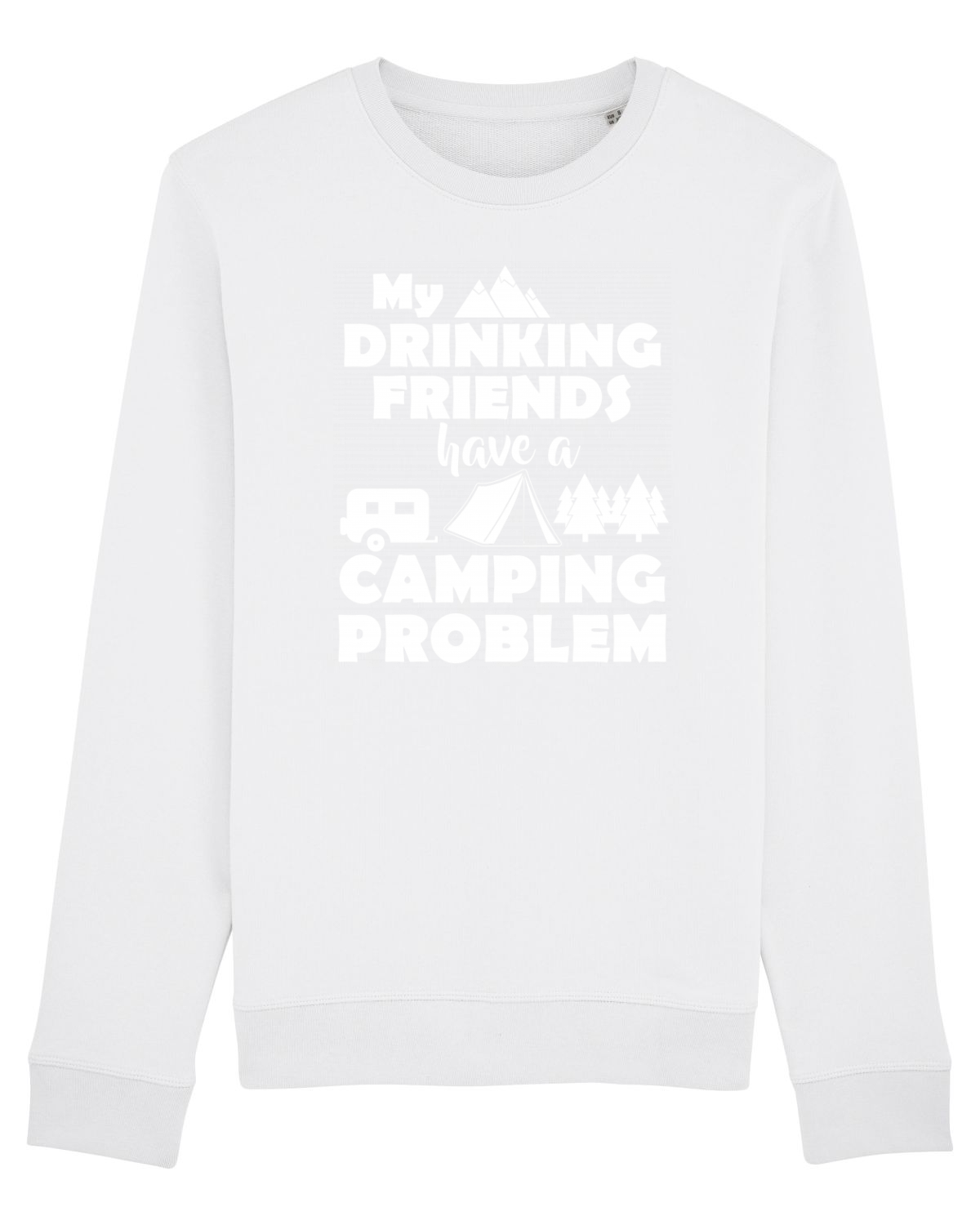 Bluză mânecă lungă Unisex Rise White