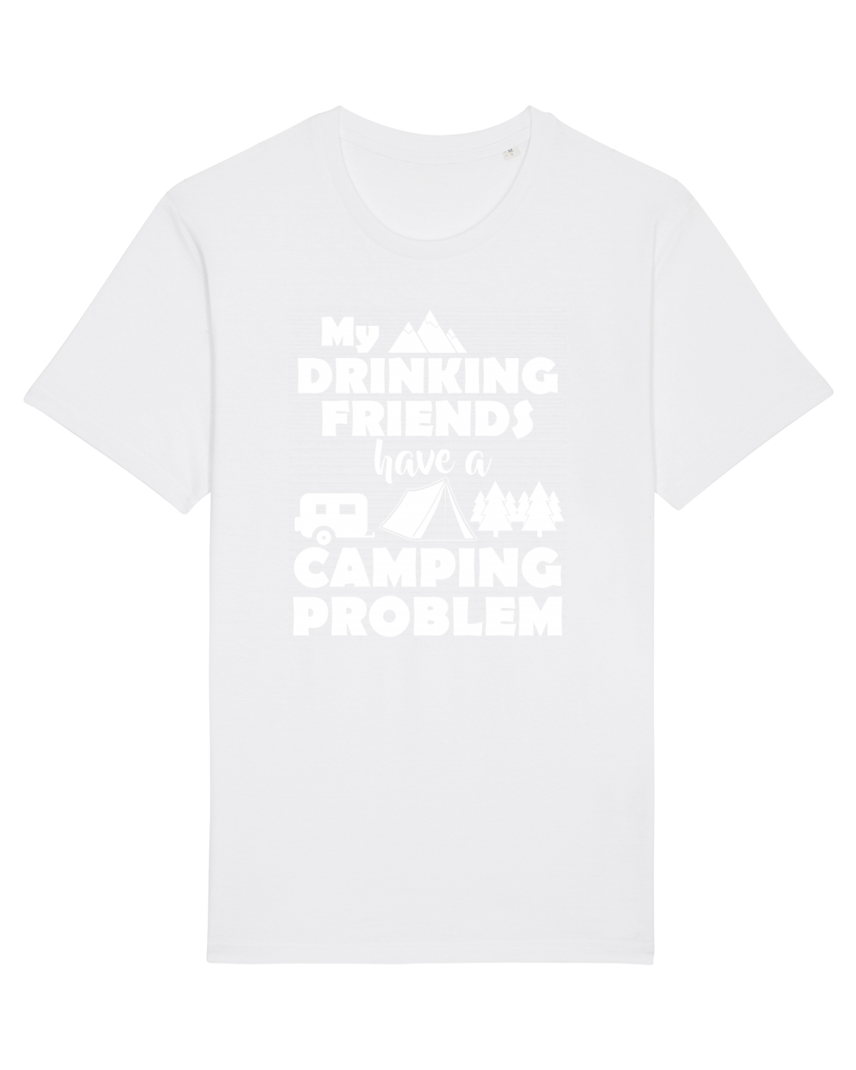 Tricou mânecă scurtă Unisex Rocker White