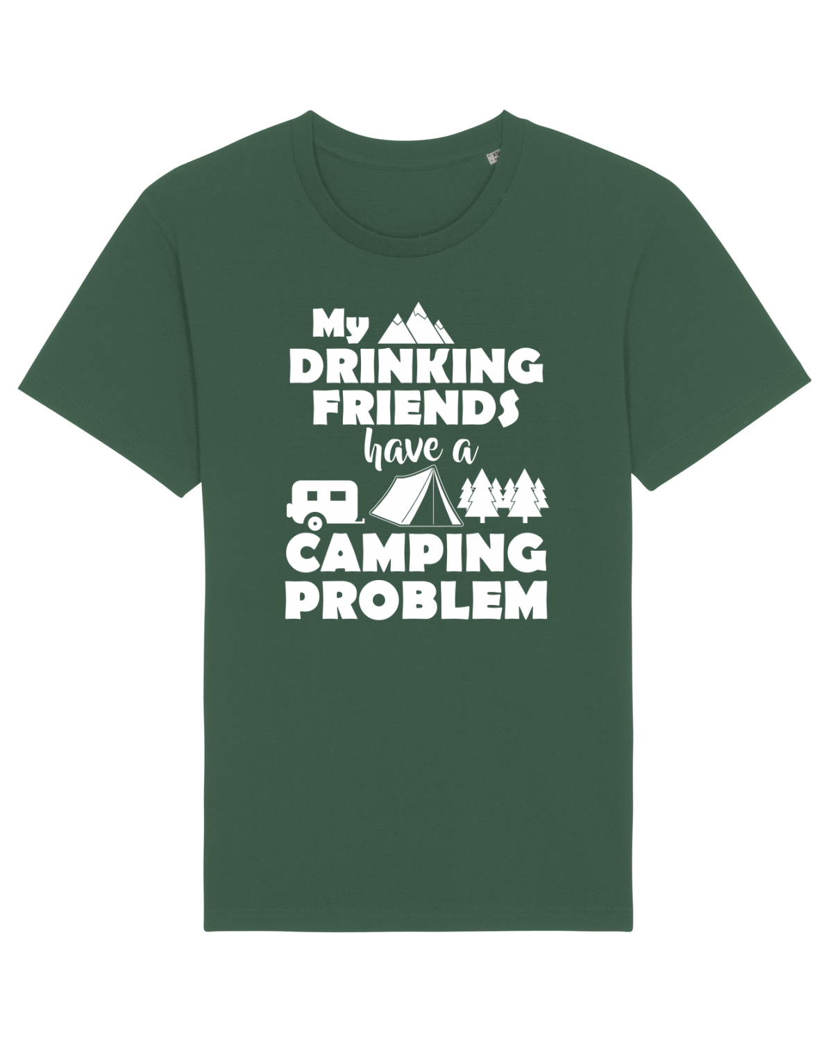 Tricou mânecă scurtă Unisex Rocker Bottle Green