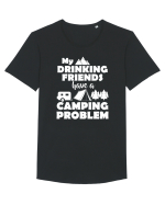 CAMPING Tricou mânecă scurtă guler larg Bărbat Skater