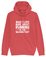 RUNNING Hanorac cu fermoar Unisex Connector