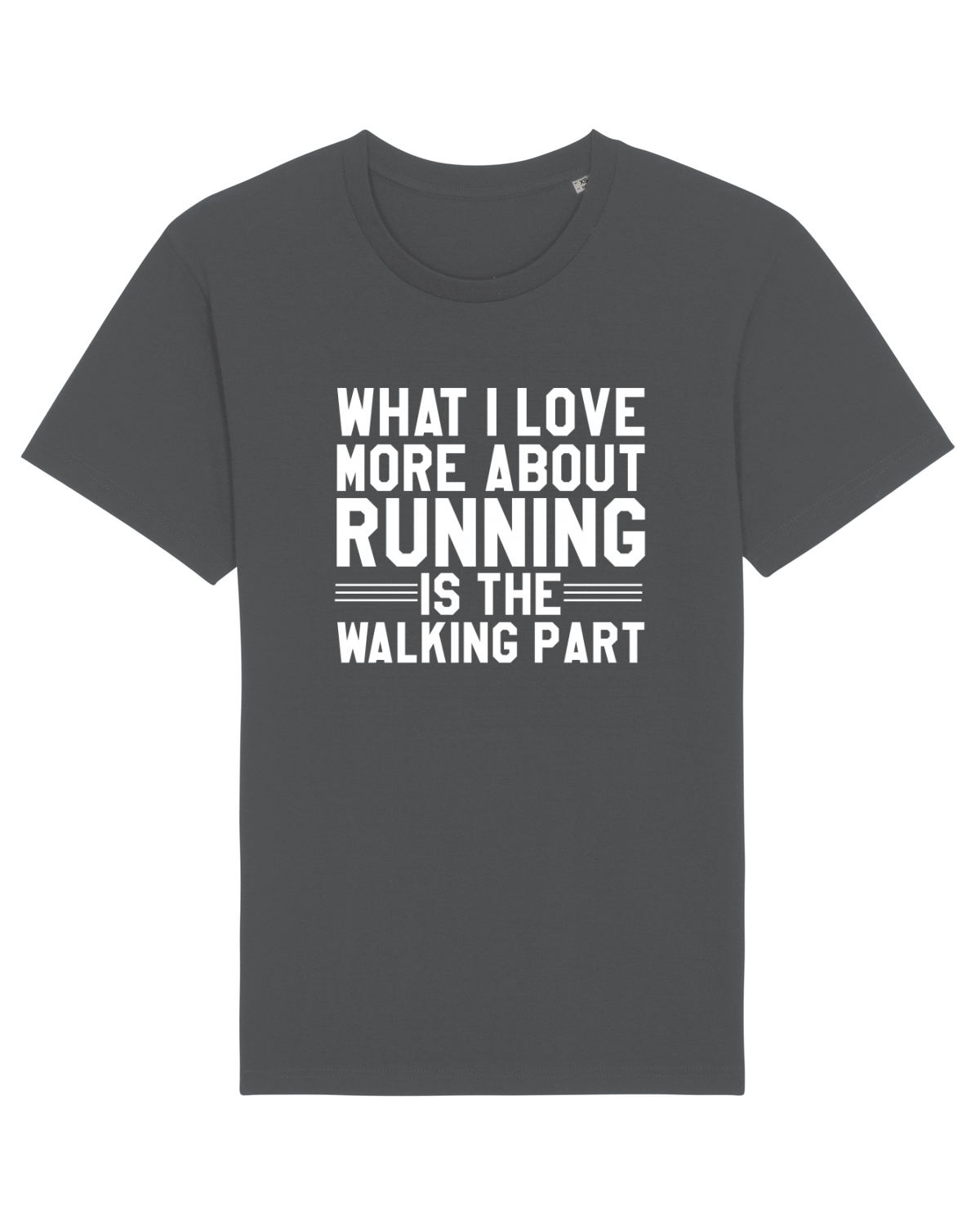Tricou mânecă scurtă Unisex Rocker Anthracite