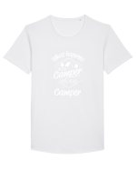 CAMPING Tricou mânecă scurtă guler larg Bărbat Skater