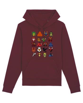 NFT Pixel Art Burgundy
