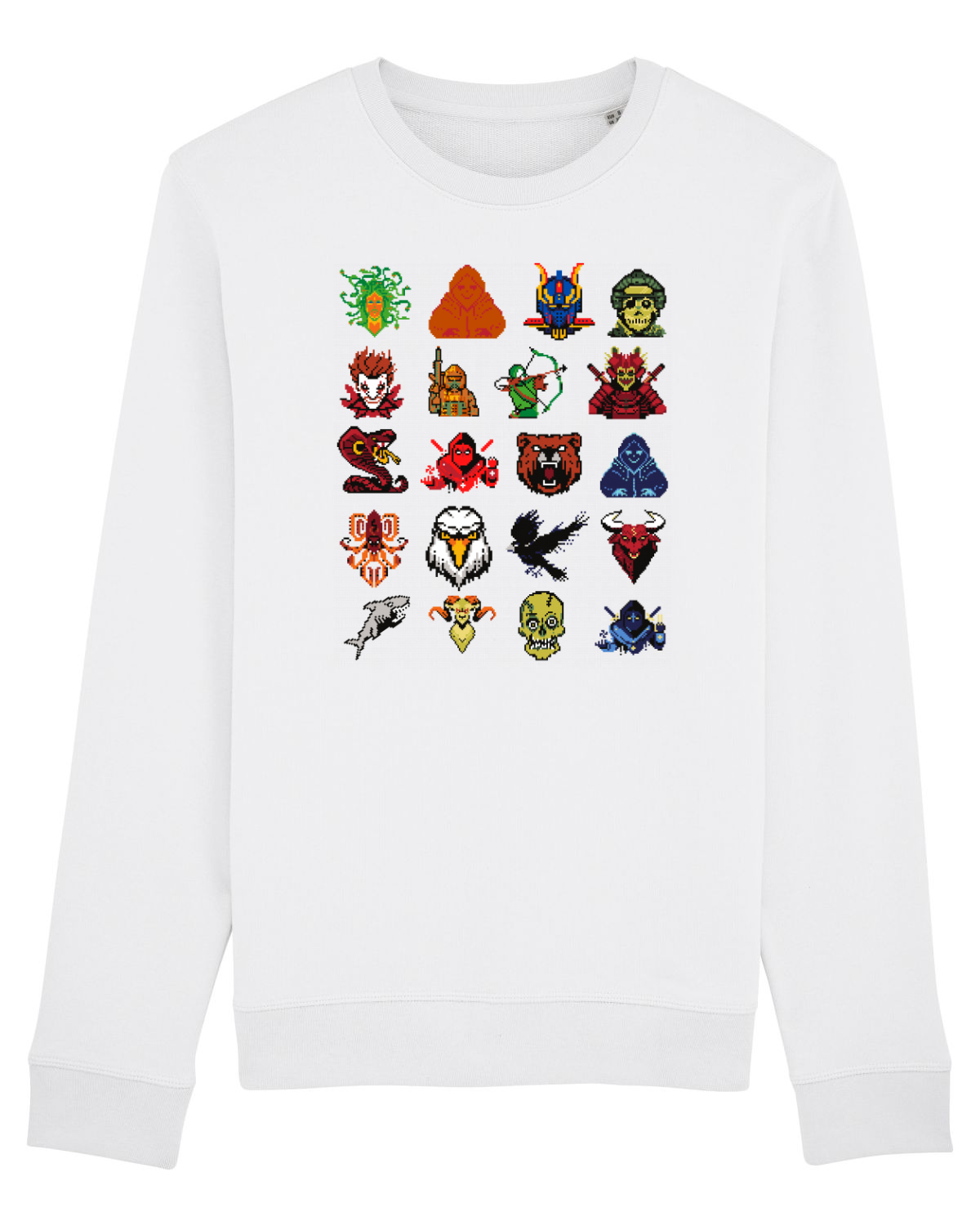 Bluză mânecă lungă Unisex Rise White
