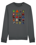 NFT Pixel Art Bluză mânecă lungă Unisex Rise
