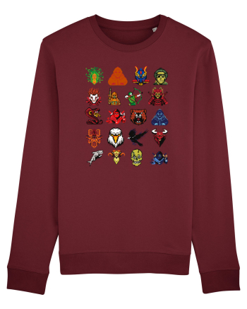 NFT Pixel Art Burgundy
