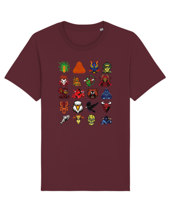 NFT Pixel Art Burgundy