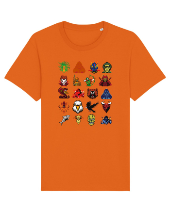 NFT Pixel Art Bright Orange