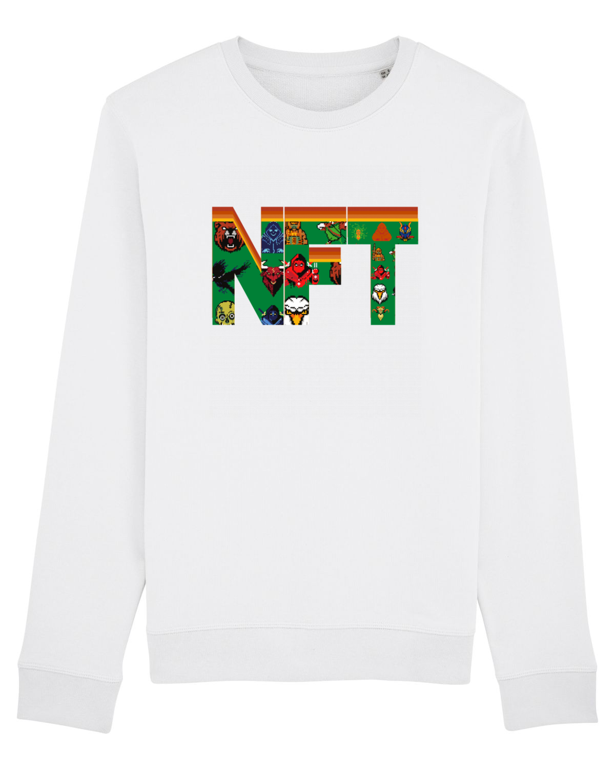 Bluză mânecă lungă Unisex Rise White