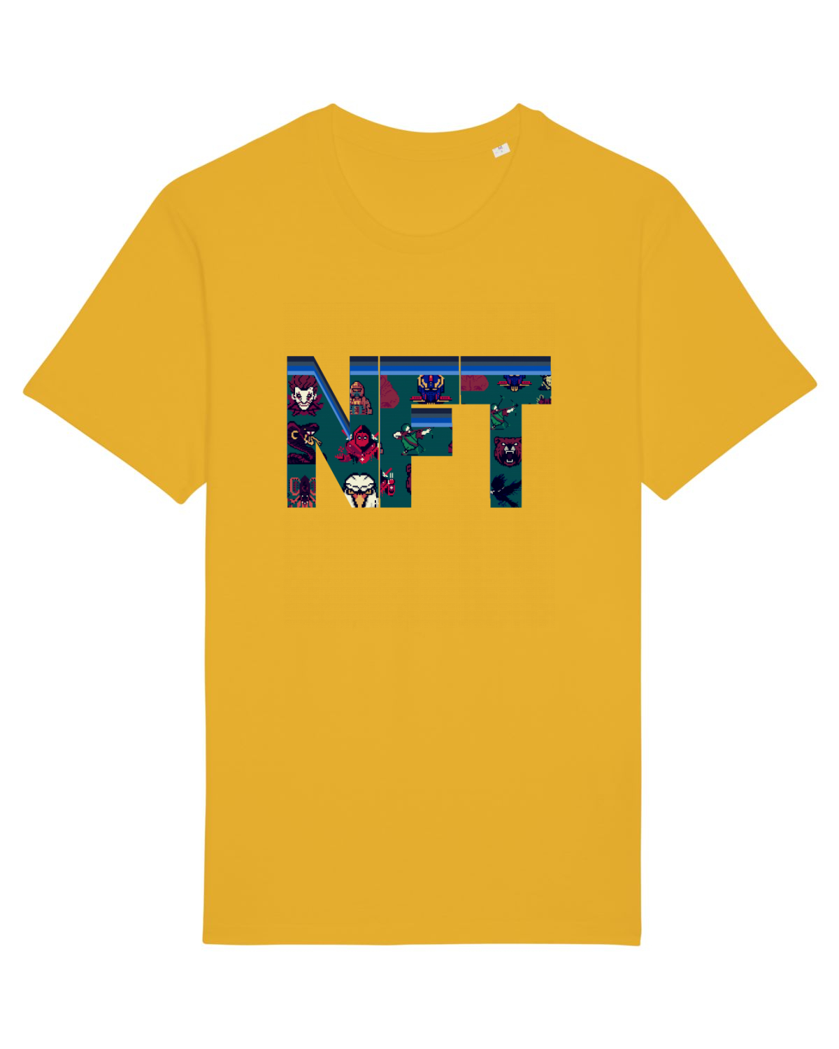 Tricou mânecă scurtă Unisex Rocker Spectra Yellow