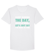 WRITER Tricou mânecă scurtă guler larg Bărbat Skater
