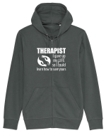 THERAPIST Hanorac cu fermoar Unisex Connector