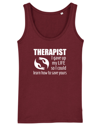 THERAPIST Burgundy