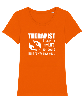 THERAPIST Bright Orange