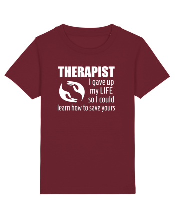 THERAPIST Burgundy