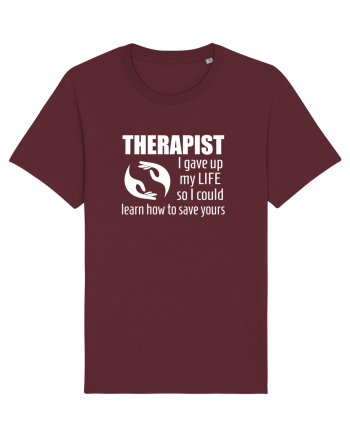 THERAPIST Burgundy