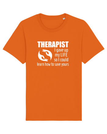THERAPIST Bright Orange