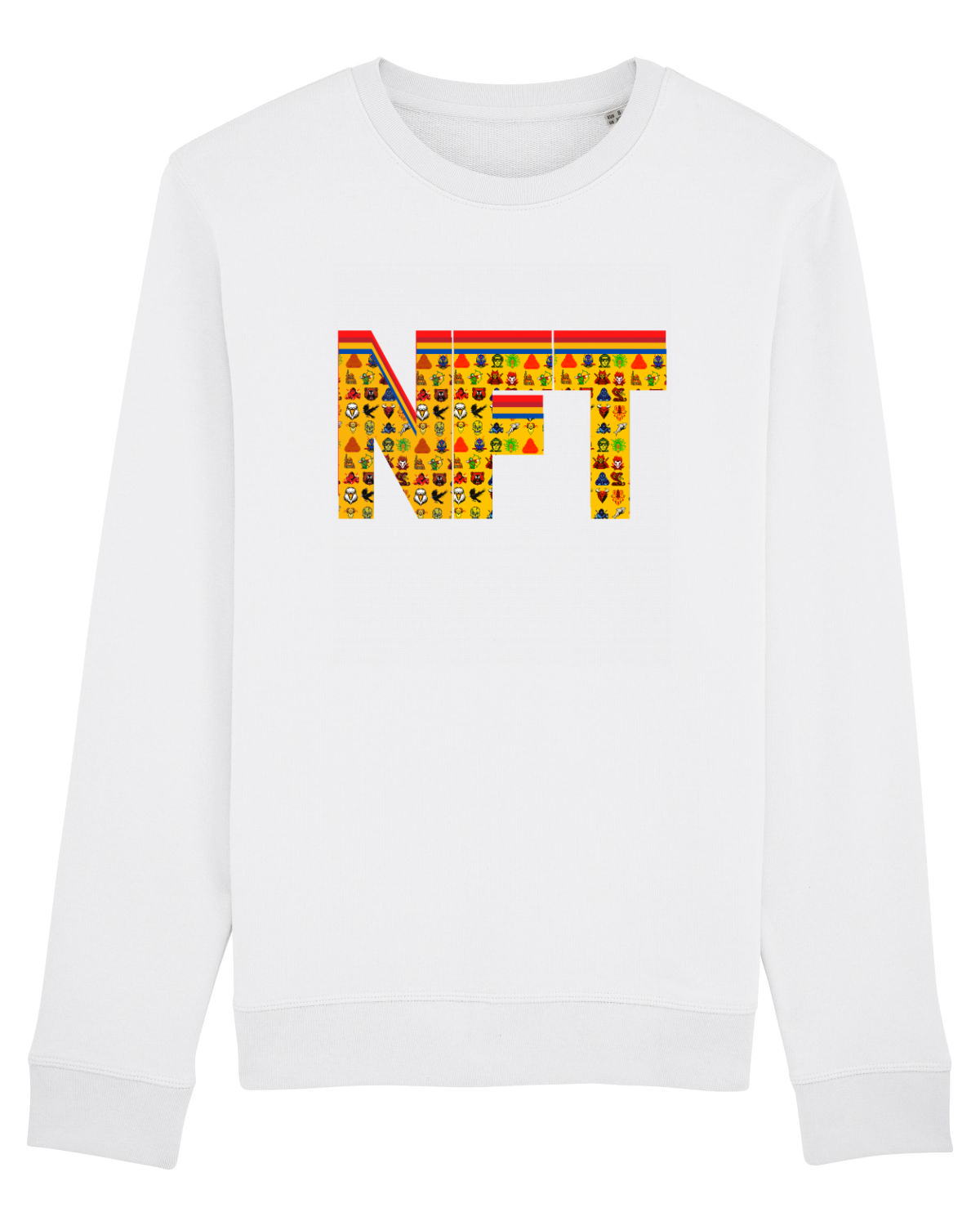 Bluză mânecă lungă Unisex Rise White