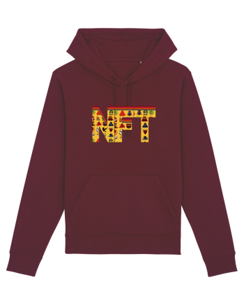 NFT Pixel Art Burgundy