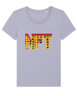 NFT Pixel Art Tricou mânecă scurtă guler larg fitted Damă Expresser