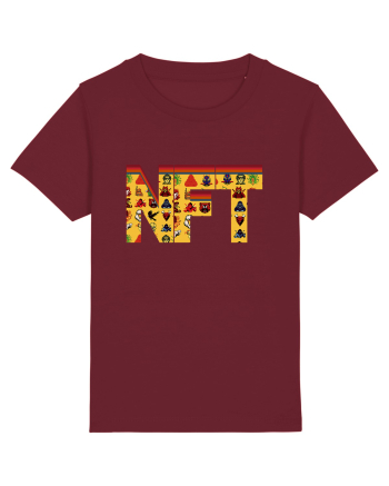NFT Pixel Art Burgundy