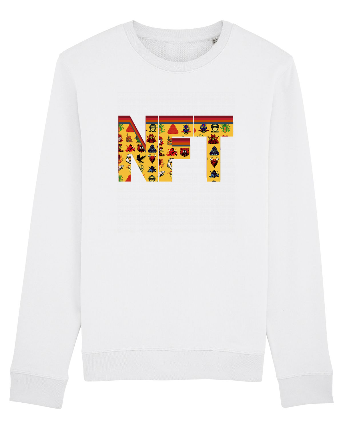 Bluză mânecă lungă Unisex Rise White