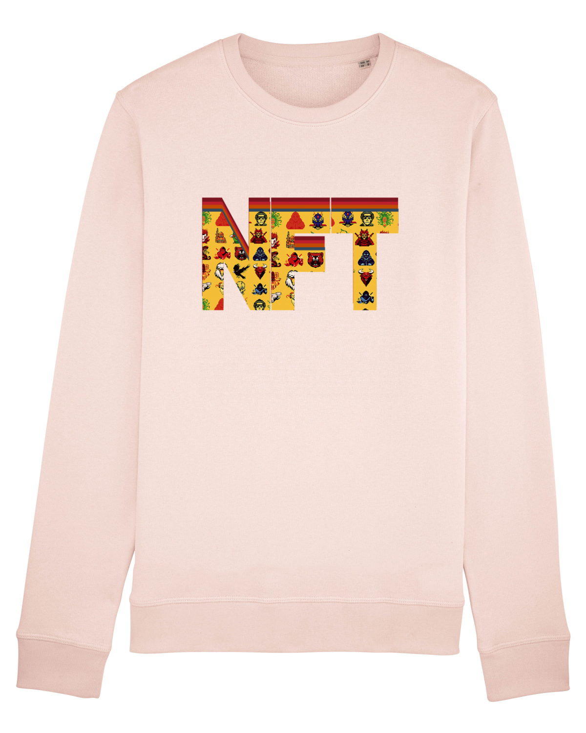 Bluză mânecă lungă Unisex Rise Candy Pink