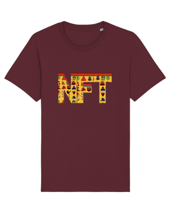 NFT Pixel Art Burgundy