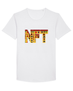 NFT Pixel Art Tricou mânecă scurtă guler larg Bărbat Skater