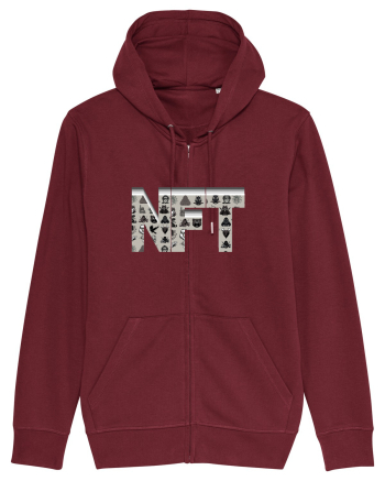 NFT Pixel Art Burgundy