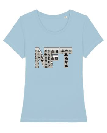 NFT Pixel Art Sky Blue