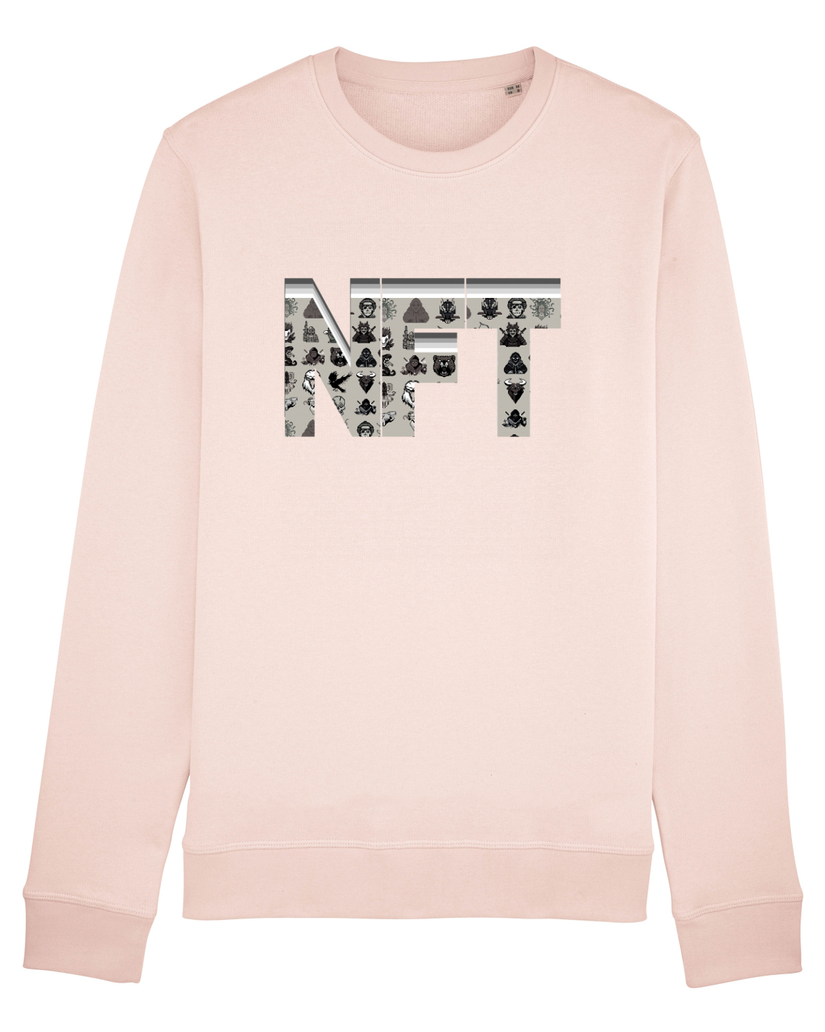 Bluză mânecă lungă Unisex Rise Candy Pink