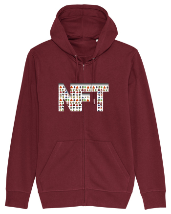 NFT Pixel Art Burgundy