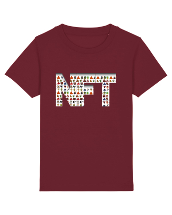 NFT Pixel Art Burgundy