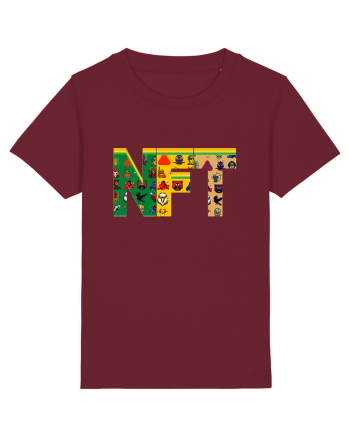 NFT Pixel Art Burgundy