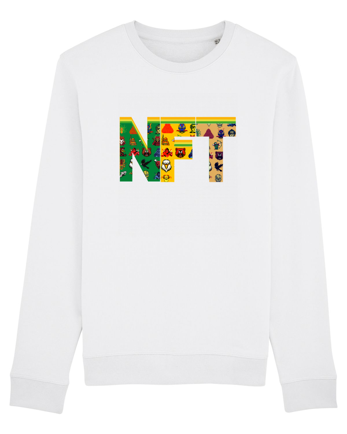 Bluză mânecă lungă Unisex Rise White