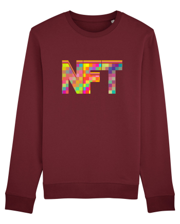 NFT Pixel Art Burgundy