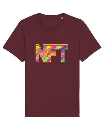 NFT Pixel Art Burgundy