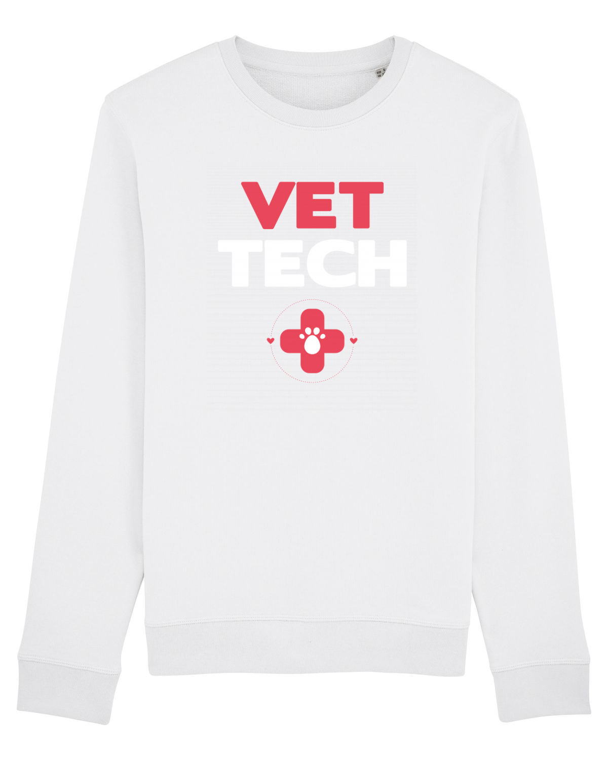 Bluză mânecă lungă Unisex Rise White