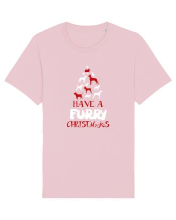 FURRY CHRISTMAS Cotton Pink