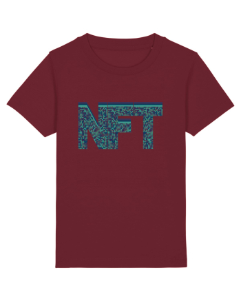 NFT Pixel Art Burgundy