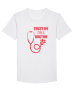 DOGTOR Tricou mânecă scurtă guler larg Bărbat Skater