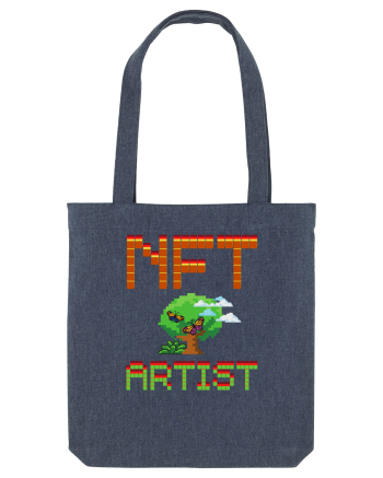 NFT Pixel Art Midnight Blue