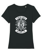 Extreme Moto Skeleton White Tricou mânecă scurtă guler larg fitted Damă Expresser