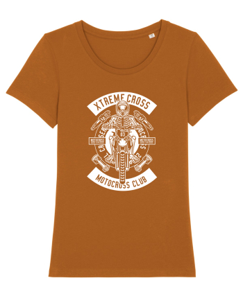 Extreme Moto Skeleton White Roasted Orange