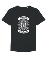 Extreme Moto Skeleton White Tricou mânecă scurtă guler larg Bărbat Skater